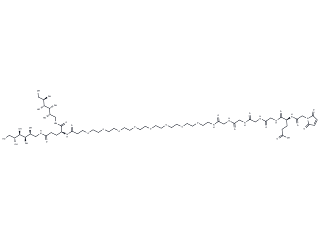 Mal-EGGGG-PEG8-amide-bis(deoxyglucitol)
