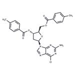2-Amino-6-chloropurine-9-beta-D-(2'-deoxy-3',5'-di-(O-p-toluoyl))riboside