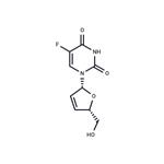2',3'-Dideoxy-2',3'-didehydro-5-fluoro-uridine