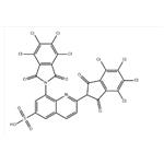 6-Quinolinesulfonic acid, 2-(4,5,6,7-tetrachloro-2,3-dihydro-1,3-dioxo-1H-inden-2-yl)-8-(4,5,6,7-tetrachloro-1,3-dihydro-1,3-dioxo-2H-isoindol-2-yl)-