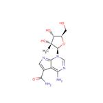 4-Amino-1-(2-b-C-methyl-b-D-ribofuranosyl)-7H-pyrrolo[2.3-d]pyrimidine-5-carboxamide