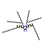 12,13-Bis(2-octyldodecyl)-3,9-diundecyl-12,13-dihydro-[1,2,5]thiadiazolo[3,4-e]thieno[2'',3'':4',5']thieno[2',3':4,5]pyrrolo[3,2-g]thieno[2',3':4,5]thieno[3,2-b]indole pictures