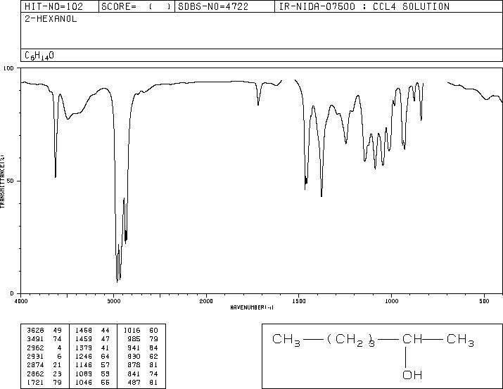 2-HEXANOL(626-93-7) IR1