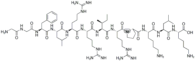 H-GLY-GLY-PHE-LEU-ARG-ARG-ILE-ARG-PRO-LYS-LEU-LYS-OH