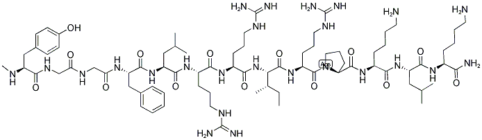 (NME)TYR-GLY-GLY-PHE-LEU-ARG-ARG-ILE-ARG-PRO-LYS-LEU-LYS-NH2
