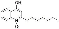 2-HEPTYL-4-HYDROXYQUINOLINE-1-OXIDE Struktur