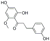 2',4',3-TRIHYDROXY-6'-METHOXYDIHYDROCHALCONE Struktur