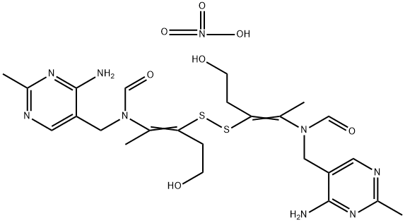 THIAMINE DISULFIDE NITRATE Structure