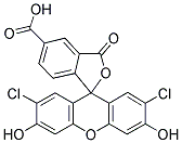 5(6)-CARBOXY-2',7'-DICHLOROFLUORESCEIN Struktur
