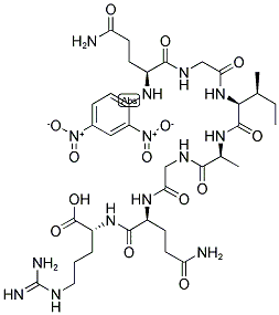 2,4-DINITROPHENYL-L-GLUTAMINYL-GLYCYL-L-ISOLEUCYL-L-ANALYL-GLYCYL-L-GLUTAMINYL-D-ARGININE