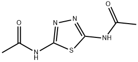 2,5-DIACETAMIDO-1,3,4-THIADIAZOLE Struktur