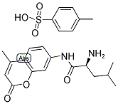 L-LEUCINE 4-METHYLCOUMARYL-7-AMIDE TOSYLATE Struktur