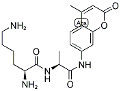 LYS-ALA-7-AMINO-4-METHYLCOUMARIN Struktur