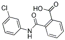 2-([(3-CHLOROPHENYL)AMINO]CARBONYL)BENZOIC ACID Structure