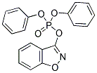 1,2-BENZISOXAZOL-3-YL-DIPHENYL PHOSPHATE Struktur