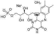 RIBOFLAVIN 5'-PHOSPHATE SODIUM SALT HYDRATE Structure