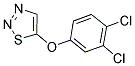 3,4-DICHLOROPHENYL 1,2,3-THIADIAZOL-5-YL ETHER Struktur