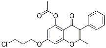 7-(3-CHLOROPROPOXY)-2-METHYL-4-OXO-3-PHENYL-4H-CHROMEN-5-YL ACETATE Structure
