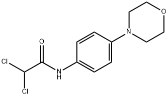 2,2-DICHLORO-N-(4-MORPHOLINOPHENYL)ACETAMIDE Struktur