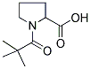 1-(2,2-DIMETHYLPROPANOYL)PYRROLIDINE-2-CARBOXYLIC ACID Struktur