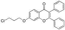 7-(3-CHLOROPROPOXY)-2,3-DIPHENYL-4H-CHROMEN-4-ONE Struktur
