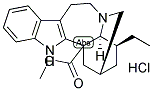 CARBOMETHOXYIBOGAMINE HYDROCHLORIDE Struktur