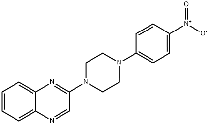 2-[4-(4-NITROPHENYL)PIPERAZINO]QUINOXALINE Structure