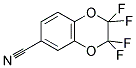 2,2,3,3-TETRAFLUORO-2,3-DIHYDROBENZO(1,4)DIOXINE-6-CARBONITRILE Struktur