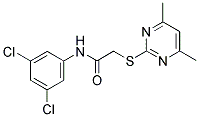 N-(3,5-DICHLOROPHENYL)-2-(4,6-DIMETHYLPYRIMIDIN-2-YLTHIO)ETHANAMIDE