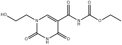 ETHYL N-([1-(2-HYDROXYETHYL)-2,4-DIOXO-1,2,3,4-TETRAHYDRO-5-PYRIMIDINYL]CARBONYL)CARBAMATE Structure
