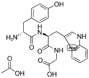 H-D-TYR-TRP-GLY-OH ACOH Struktur