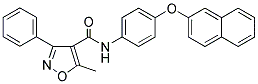 (5-METHYL-3-PHENYLISOXAZOL-4-YL)-N-(4-(2-NAPHTHYLOXY)PHENYL)FORMAMIDE