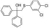2-[(3,4-DICHLOROPHENYL)SULFANYL]-1,1-DIPHENYL-1-ETHANOL Struktur