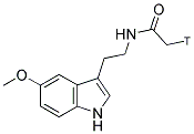 ACETYL-5-METHOXYTRYPTAMINE, N-[AMINOETHYL-2-3H]- Struktur