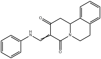 3-(ANILINOMETHYLENE)-1,6,7,11B-TETRAHYDRO-2H-PYRIDO[2,1-A]ISOQUINOLINE-2,4(3H)-DIONE Structure