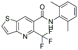 N-(2,6-DIMETHYLPHENYL)-5-(TRIFLUOROMETHYL)THIENO[3,2-B]PYRIDINE-6-CARBOXAMIDE Struktur