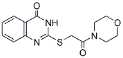2-(2-MORPHOLIN-4-YL-2-OXOETHYLTHIO)-3-HYDROQUINAZOLIN-4-ONE