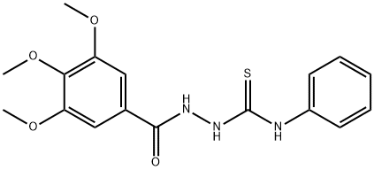 4-PHENYL-1-(3,4,5-TRIMETHOXYBENZOYL)THIOSEMICARBAZIDE|