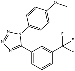1-(4-METHOXYPHENYL)-5-[3-(TRIFLUOROMETHYL)PHENYL]-1H-1,2,3,4-TETRAAZOLE Structure