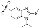 1-ISOPROPYL-5-(METHYLSULPHONYL)-2-(METHYLTHIO)-(1H)-BENZIMIDAZOLE
