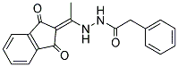 N-(((1,3-DIOXOINDAN-2-YLIDENE)ETHYL)AMINO)-2-PHENYLETHANAMIDE