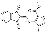 METHYL 3-(((1,3-DIOXOINDAN-2-YLIDENE)METHYL)AMINO)-4-METHYLTHIOPHENE-2-CARBOXYLATE