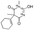 HEXOBARBITAL (2-13C, 1,3-15N2) Struktur