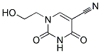 1-(2-HYDROXYETHYL)-2,4-DIOXO-1,2,3,4-TETRAHYDRO-5-PYRIMIDINECARBONITRILE Structure