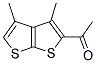 2-ACETYL-3,4-DIMETHYLTHIENO[B]THIOPHENE Struktur