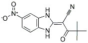 4,4-DIMETHYL-2-(5-NITRO(3-HYDROBENZIMIDAZOL-2-YLIDENE))-3-OXOPENTANENITRILE