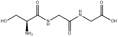 H-SER-GLY-GLY-OH Structure