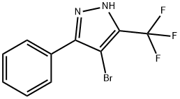 4-BROMO-5-PHENYL-3-(TRIFLUOROMETHYL)PYRAZOLE|4-溴-3-苯基-5-三氟甲基吡唑