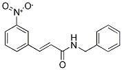 N-BENZYL-3-(3-NITROPHENYL)ACRYLAMIDE Struktur