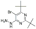 5-BROMO-2,4-DITERT-BUTYL-6-HYDRAZINOPYRIMIDINE Struktur